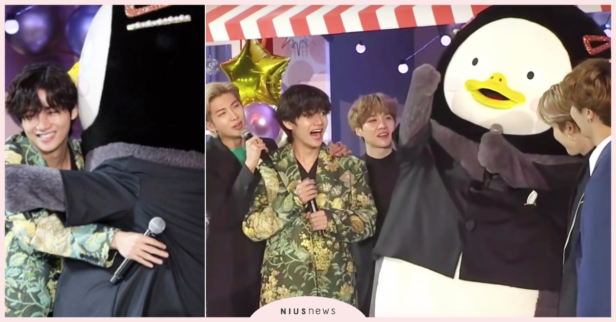 防彈少年團同框最紅企鵝「PENGSOO」世紀熱舞！就連V都被萌到狂模仿引爆笑 防彈少年團、防彈少年團大賞、金唱片大賞、PENGSOO、韓國企鵝、V