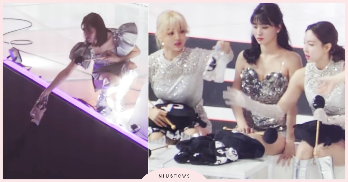 天使4ni？「TWICE」發現搖滾區粉絲異狀，成員立刻「送水救援」超暖舉動被讚爆 TWICE、TWICE金唱片、第34屆金唱片獎、韓星暖心舉動、韓星寵粉、定延