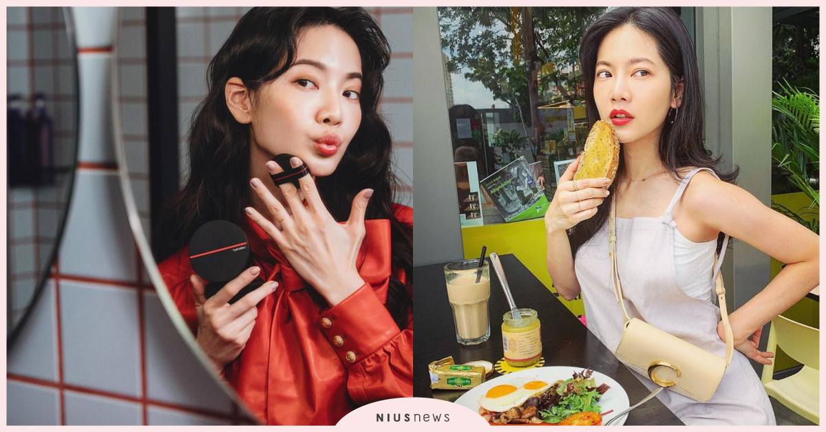 底妝怎麼上才透亮？曾之喬分享關鍵手法在「半拍半壓」，油性肌妝前保濕千萬不要做過頭 曾之喬、資生堂、超進化持久粉餅、遠東信義A13