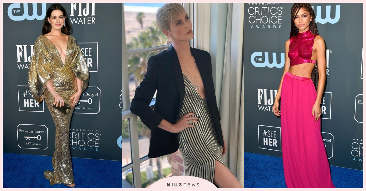 安海瑟薇性感魅惑、莎莉賽隆帥氣逼人！2020年評論家選擇電影獎紅毯零負評！ 評論家選擇電影獎、Critics' Choice Awards、紅毯