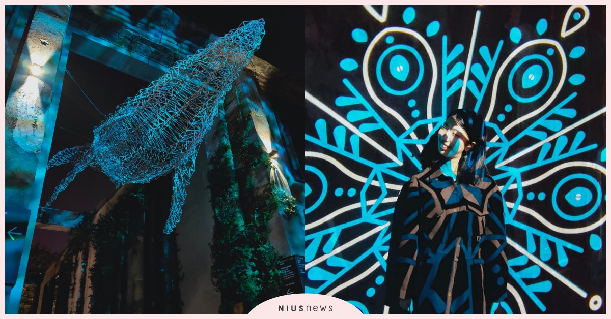 駁二全新浪漫打卡景點！漫步在雪花片片的燈海中，怎麼拍都是超強網美照 駁二、打卡、網美、雪花、燈海、鯨魚、大義倉庫、拍照