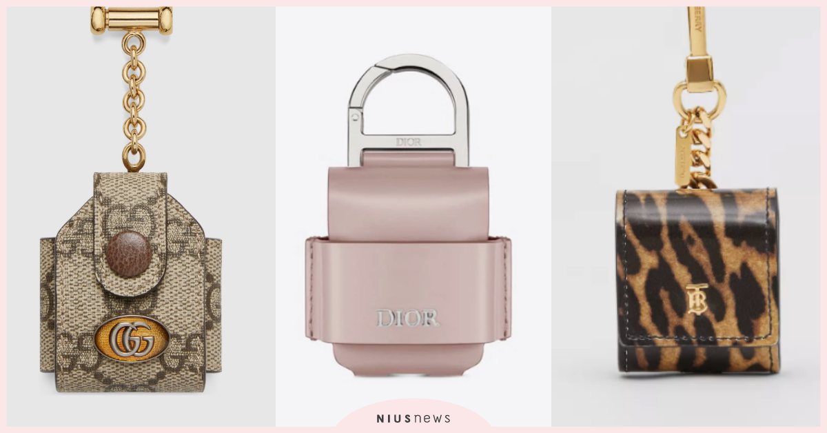 讓你的AirPods直接住豪宅！豹紋、GG老花、夢幻粉色，精品耳機收納包挑一個！ AirPods、收納包、GUCCI、SAINT LAURENT、BUEBERRY、DIOR、Bottega Veneta、BVLGARI
