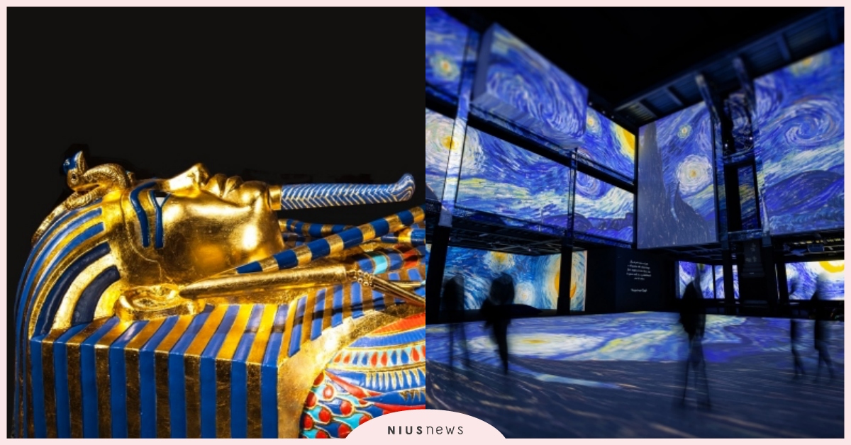 再見梵谷、圖坦卡門本週強勢登場！週末4個展覽情報｜文青就是腳勤  再見梵谷光影體驗展、圖坦卡門法老王的黃金寶藏特展、江戶風華五大浮世绘師展、2020多美火車節、文青就是腳勤 