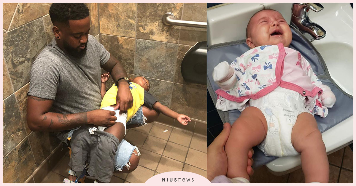 地方爸爸大讚！紐約州政府設立新法律：「男廁也應該要有尿布台！」 親子妞、紐約、法律、爸爸、尿布台、幼兒、育兒、哺乳室、殘障廁所、親子廁所