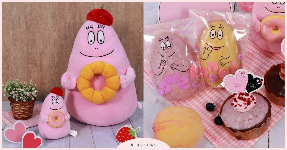 泡泡先生全都變成甜甜圈了！Mister Donut草莓季，甜蜜滋味正中少女心 Mister Donut、草莓季、泡泡先生、情人節、甜甜圈、草莓甜甜圈、泡泡祖、BARBAPAPA