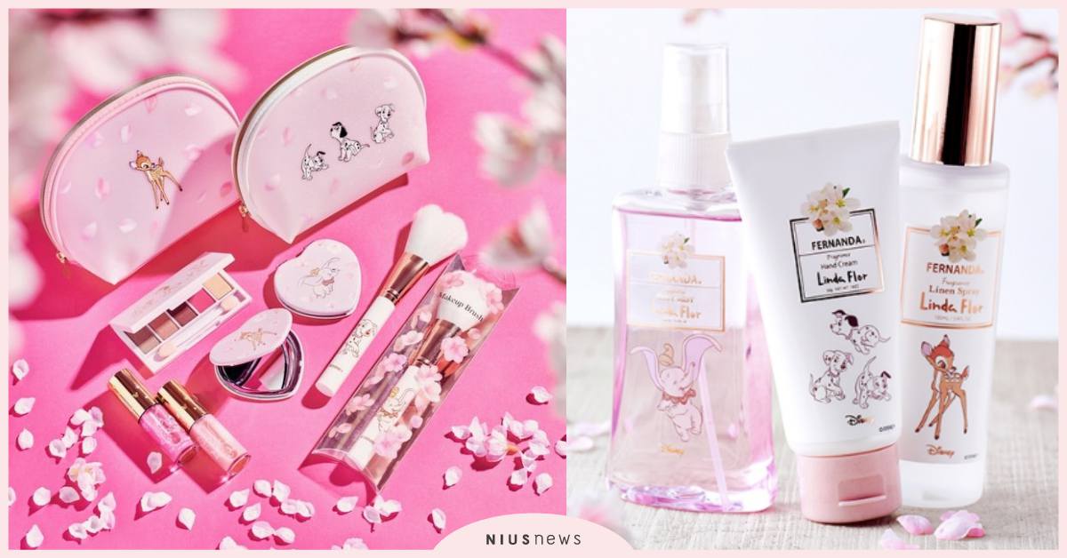 小飛象體香噴霧超療癒！日本迪士尼推出「櫻花限定美妝」，101忠狗、小鹿斑比成主角 東京迪士尼、聯名、SAKURA COSME、101忠狗、小鹿斑比、小飛象