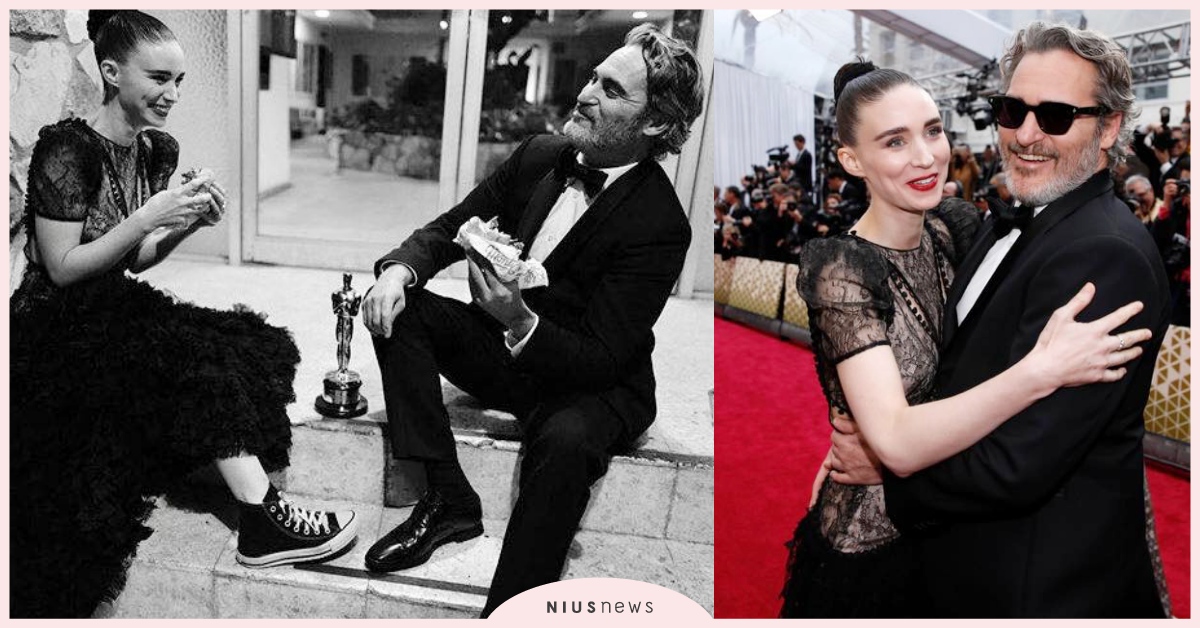 炫妻狂魔上線！奧斯卡影帝《小丑》瓦昆、魯妮瑪拉紅毯曬恩愛，墨鏡也擋不住的閃！ 奧斯卡、奧斯卡92、小丑、瓦昆菲尼克斯、魯妮瑪拉