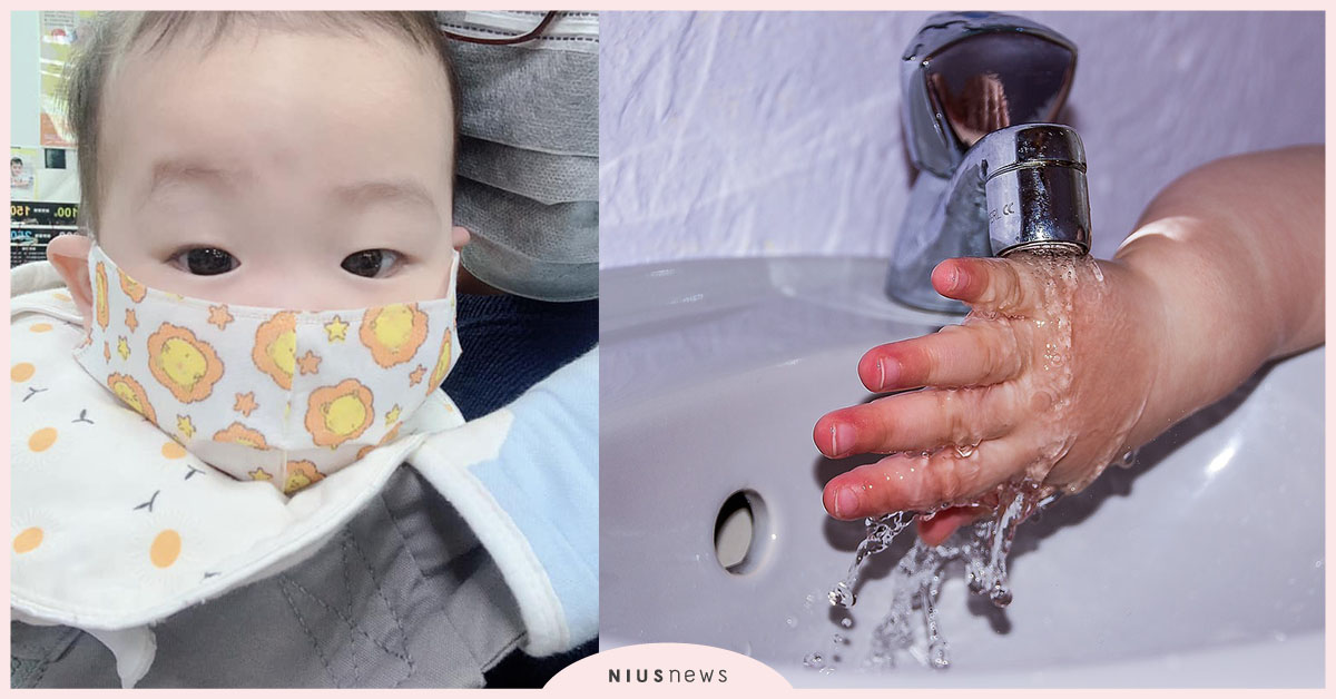 讓嬰幼兒學會戴口罩不如培養洗手習慣！黃瑽寧醫師的7個打造黃金免疫力法則 親子妞、黃瑽寧、免疫力、抗體、生病、病毒、細菌、嬰幼兒、傳染病、呼吸道傳染、預防針、母奶、親餵、好處、新生兒、戴口罩、洗手、酒精、健康