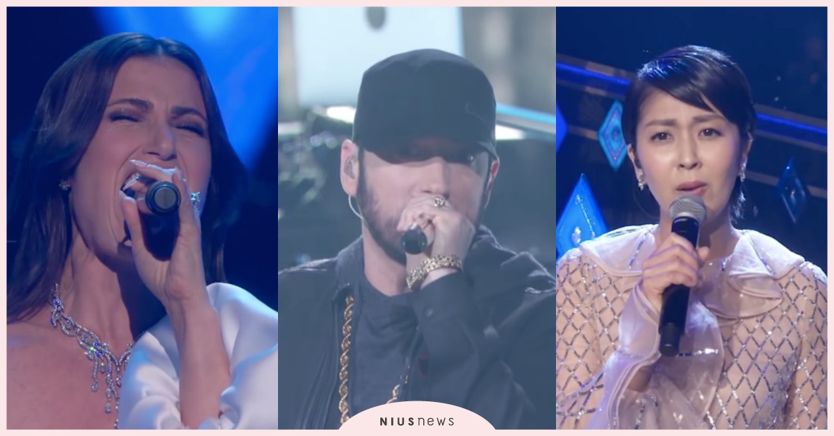 奧斯卡除了怪奇比莉致敬表演之外，還有9國艾莎齊聚高歌、阿姆驚喜現身獻唱等精彩舞台 奧斯卡、Oscars、Billie Eilish、Frozen 2、Into the unknown