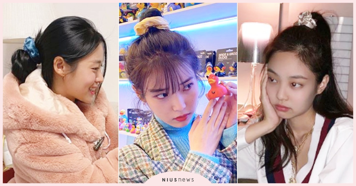 韓女神綁髮神器！IU、Jennie、雪炫私服都靠「大腸髮圈」完成，韓妞也被燒翻 IU、Jennie、雪炫、Seulgi、Joy、韓星髮型、韓星髮飾、韓星大腸圈