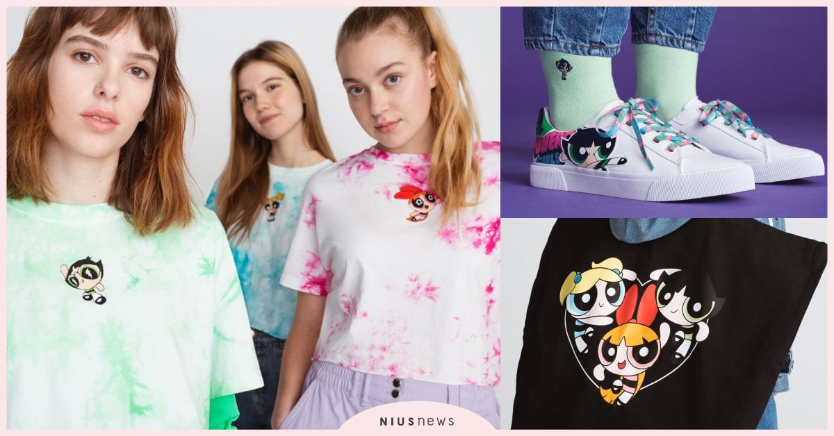 小鎮村村民買起來！BERSHKA×飛天小女警，花花、泡泡、毛毛在牛仔褲上合體啦！ BERSHKA、花花、泡泡、毛毛、聯名、穿搭