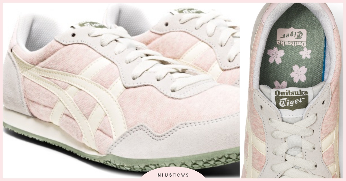 整雙染上夢幻櫻花色！Onitsuka Tiger「5款微甜櫻花鞋」粉到少女心融化 櫻花季、Onitsuka Tiger、Onitsuka Tiger櫻花鞋、櫻花鞋、粉色球鞋、春季新鞋、櫻花粉
