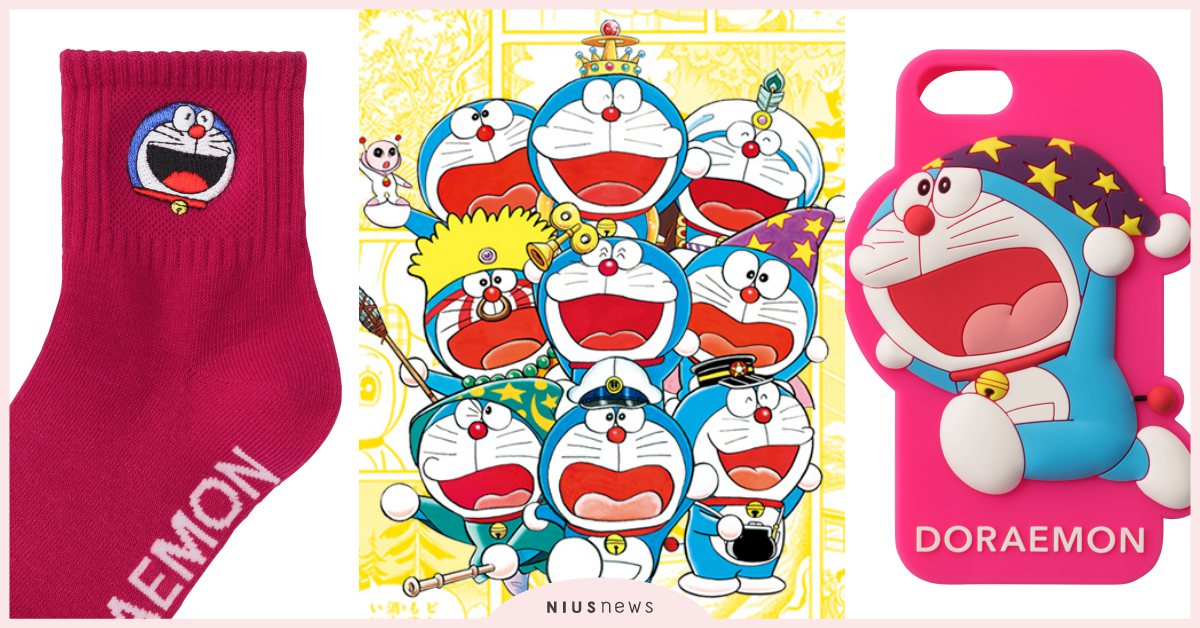 從睡衣到手機殼都有！「GU＋ASOKO＋哆啦A夢」50週年三方聯名登場！ 哆啦A夢、GU、ASOKO、聯名、服飾