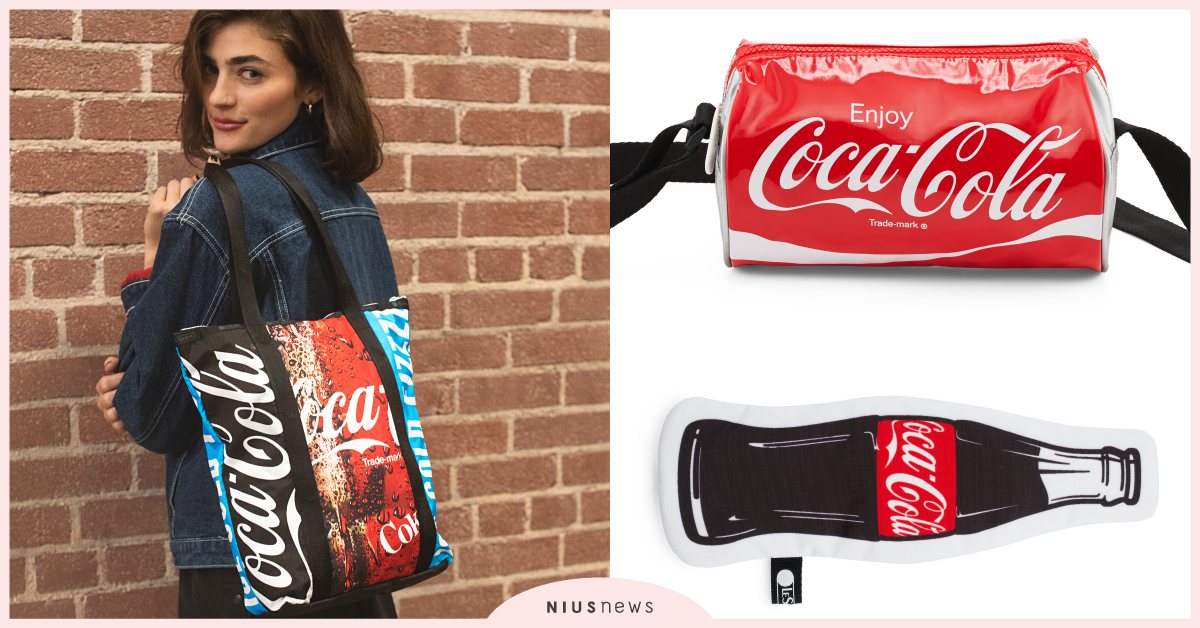 LeSportsac×可口可樂聯名腰包、背包都超可愛！可樂杯、曲線瓶全變成包！ LeSportsac、包包、可樂、聯名、COCA COLA、潮流