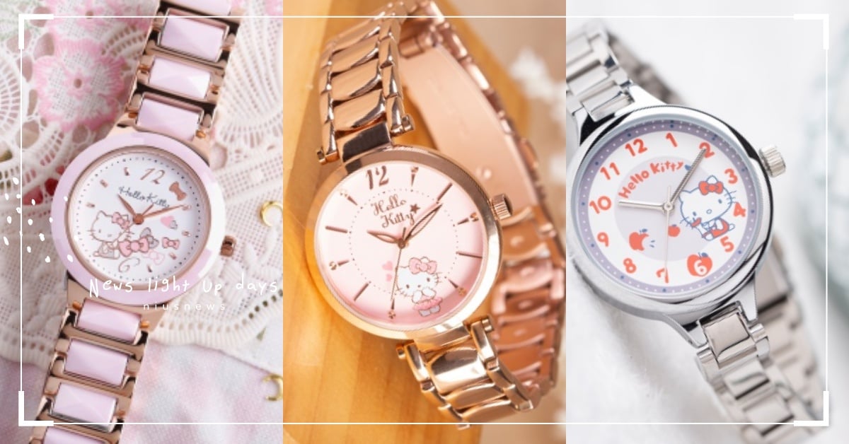 翡仕推出Hello Kitty系列手錶讓人淪陷！陶瓷錶帶搭配迷人臉龐可愛的剛剛好 翡仕、Hello Kitty、手錶、粉色選物店