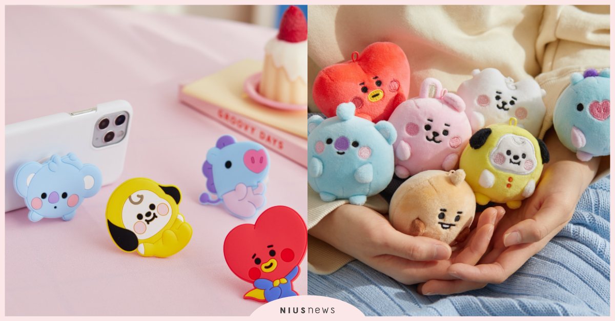 「宇宙明星BT21寶寶」再推療癒新品！可愛坐姿娃娃、圓滾滾玩偶與手機支架全都想收 宇宙明星、BT21、BT21 BABY、TATA、RJ