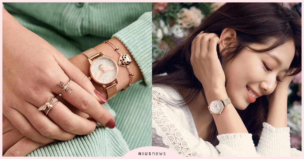 Olivia Burton以昆蟲打造一系列錶款、飾品！蟲蟲變身粉嫩仙氣配件 Olivia Burton、春夏、配件、飾品、流行