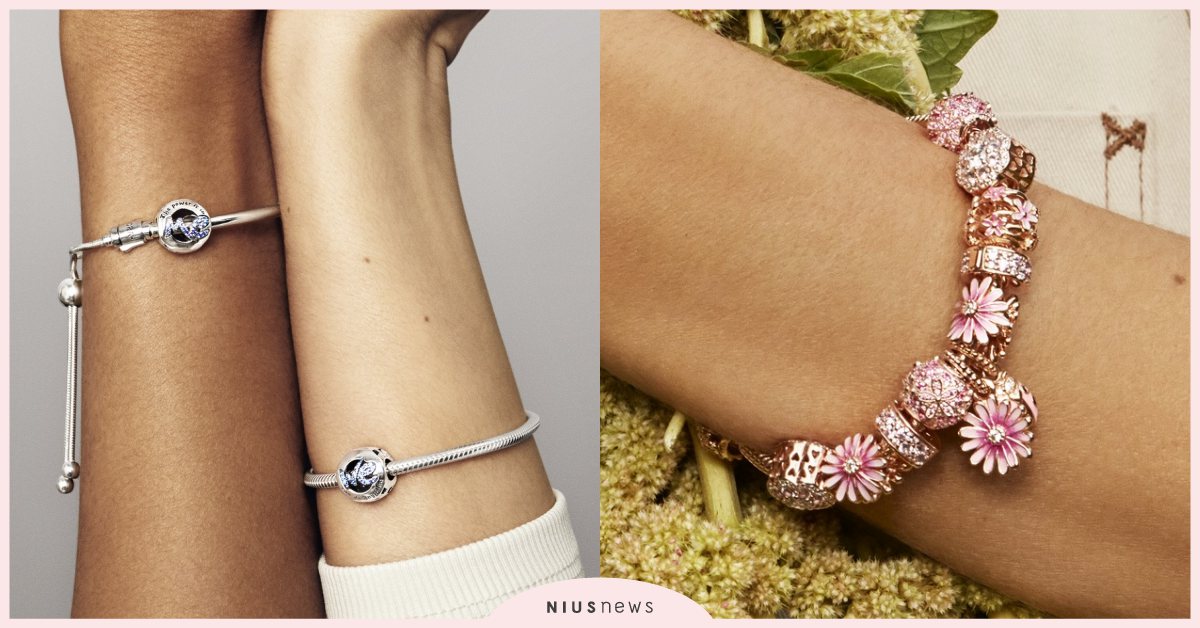 夢幻暈染粉色小雛菊！PANDORA春季花園系列美到不像話，還有玫瑰金、漸層藍！ PANDORA、串飾、手鍊、飾品、玫瑰金、玫瑰金、小雛菊