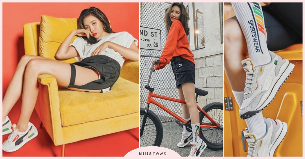 PUMA「宣美款厚底鞋」一公開就被問爆，一雙腿秒加長！韓國腿神的愛鞋PICK！ PUMA、PUMA厚底鞋、宣美、PUMA宣美、、