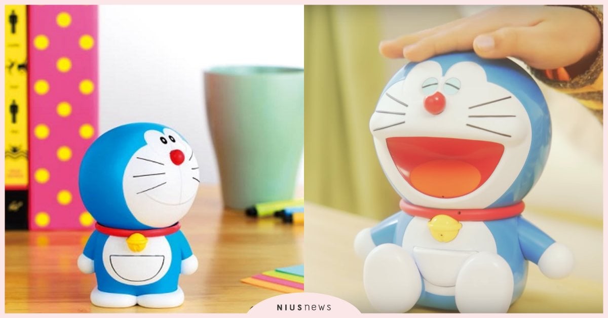 日本「哆啦A夢機器人」可愛登場！拉尾巴就關機神還原、百寶袋可插道具卡玩遊戲太有趣 日本、哆啦A夢、機器人、百寶袋、道具