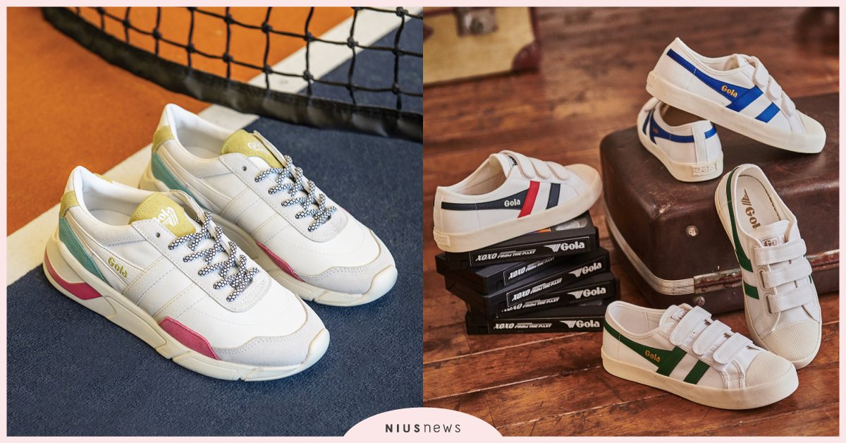 春夏小白鞋新選擇！英國百年Gola新款到，復古帆布鞋、老爹鞋隨便穿都好搭！ 小白鞋、Gola、帆布鞋、老爹鞋、穿搭