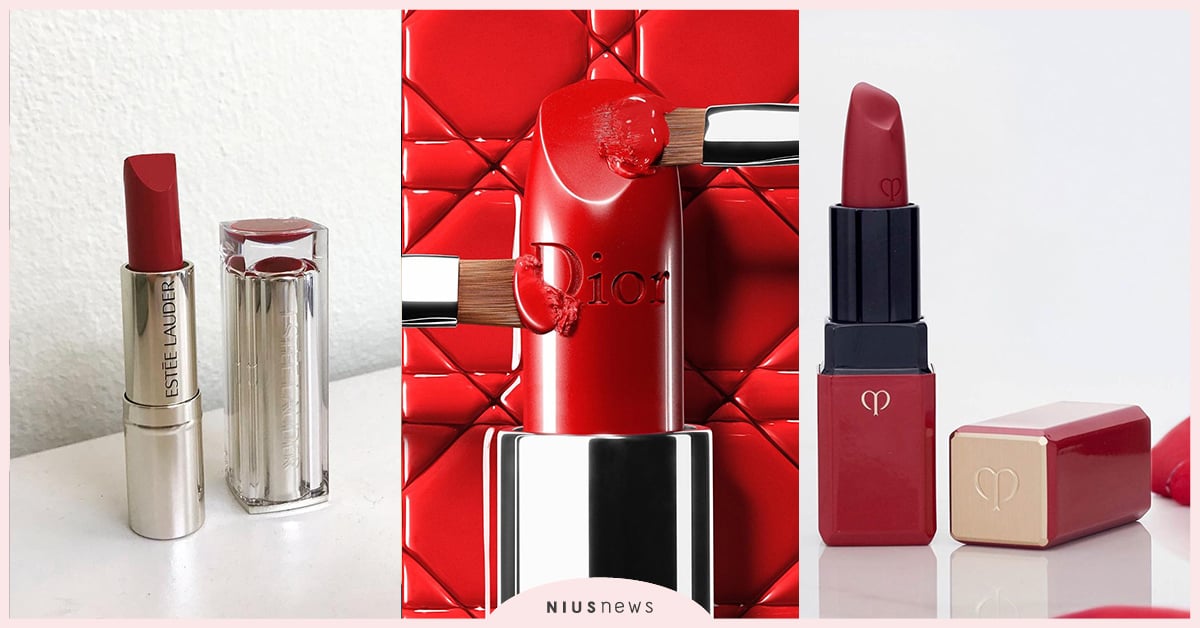 「永不退流行秒殺直男的正紅色」女人必敗5支大紅唇膏！讓你成為「性感」的代名詞 Dior、嬌蘭、香奈兒、雅絲蘭黛、肌膚之鑰、正紅色唇膏、性感