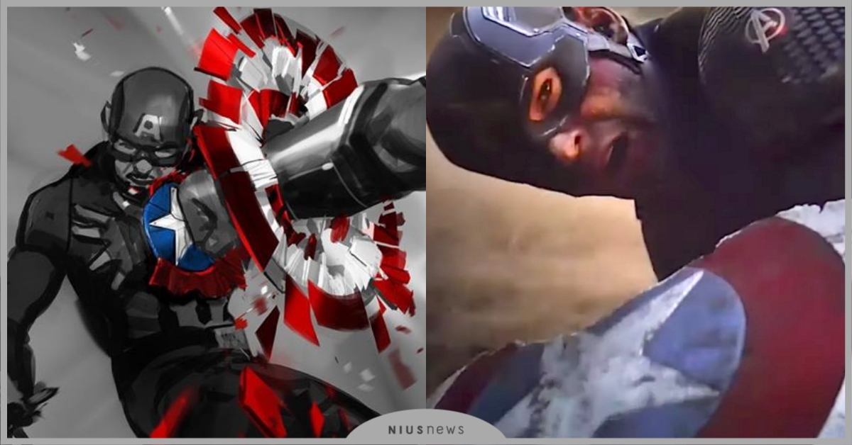 薩諾斯一拳打穿美國隊長盾牌擊中要害！漫威《復仇者聯盟4》原始概念圖曝光！ 迪士尼、漫威、復仇者聯盟4、薩諾斯、美國隊長