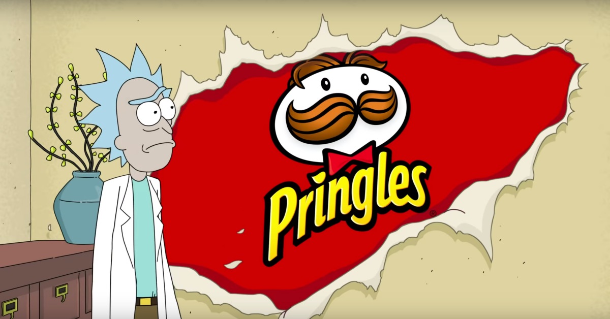 我們被困在品客的世界了！瑞克和莫蒂的超創意廣告 美國、品客、瑞克和莫蒂、洋芋片、新奇