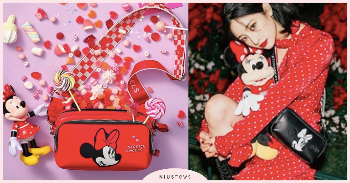 超萌米妮相機包！韓劇女主御用韓牌聯名「迪士尼」被搶翻，揹帶還偷藏大顆米妮頭 迪士尼、迪士尼聯名包、米妮包、米妮相機包、韓星相機包