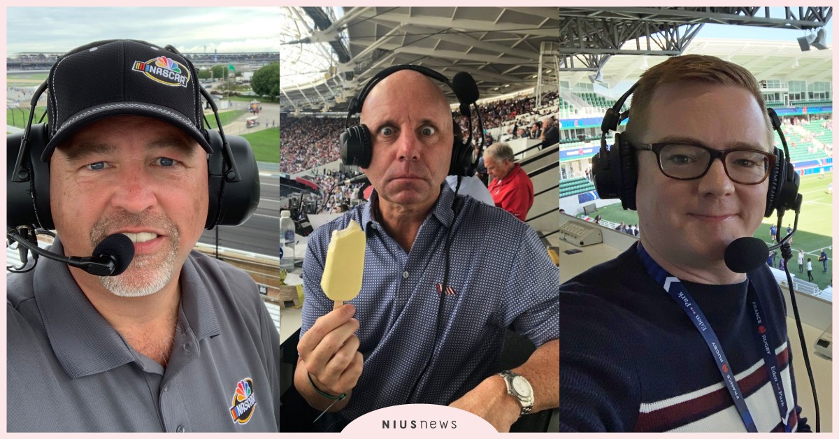 體育主播居家隔離太無聊，把日常生活當比賽播！小狗追逐變得跟賽車一樣刺激 新冠肺炎、武漢肺炎、COVID-19、2019新冠肺炎、新型冠狀病毒、體育台、體育主播、FOX、NASCAR、Mike Bagley、Josh Lewin、Nick Heath、Joe Buck