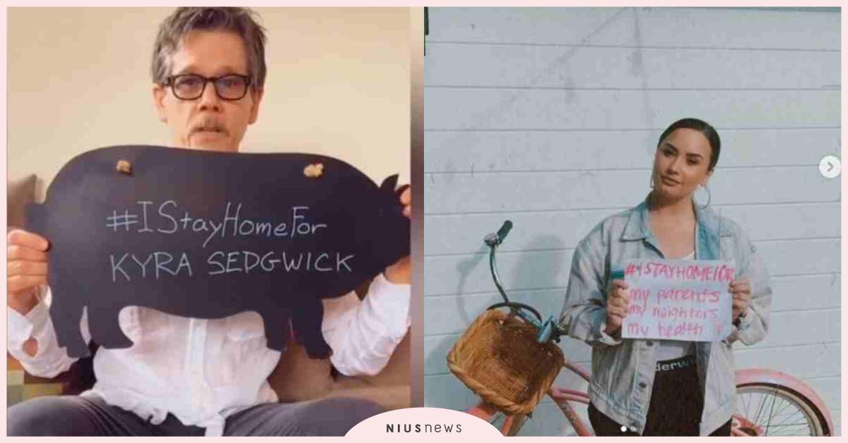 從小遊戲變防疫工具！名人響應 #iStayHomeFor「凱文貝肯的六度分隔」 凱文貝肯、六度分隔理論、新冠肺炎、吉米法倫、艾爾頓強、布蘭迪卡莉、凱文哈特、黛咪洛瓦托、大衛貝克漢、紅髮艾德、山姆史密斯、泰隆艾格頓