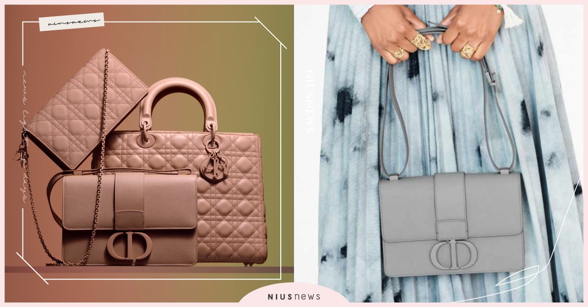 DIOR又來放一把美包火！裸膚粉蒙田包、櫻桃紅馬鞍包，霧彩系列簡直迷死人！ DIOR、ULTRA MATTE、粉霧色、蒙田包、馬鞍包