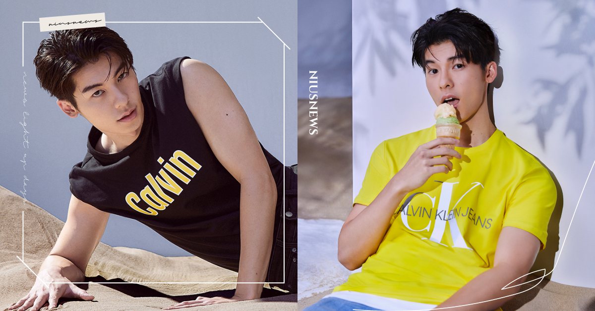 許光漢代言Calvin Klein Jeans第二波帥照釋出！帥躺沙灘吃冰淇淋！ Calvin Klein Jeans、CK、代言、牛仔褲、許光漢