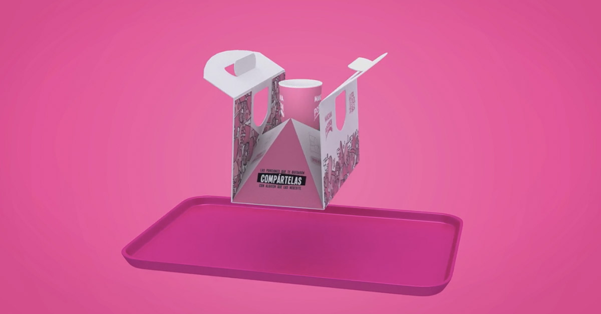 小智慧，大妙用！一個簡單的改變也可以幫助別人 哥倫比亞、Postobon、兩人用餐墊、分享