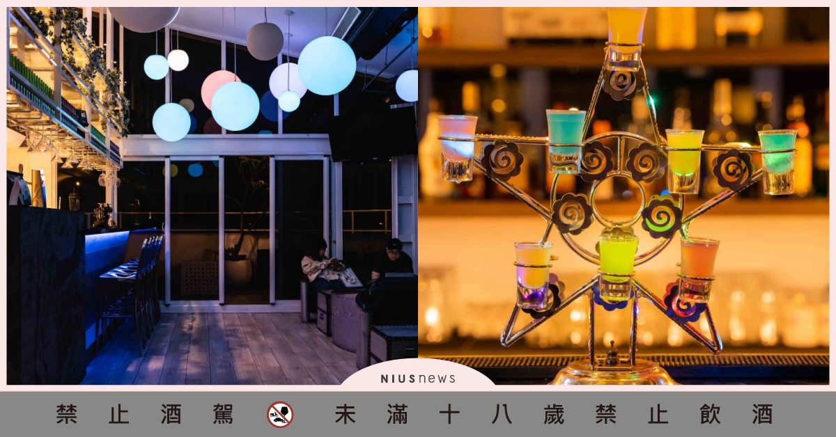 虎尾最高景點「月廊天臺酒吧」！享受微醺之夜＆夢幻打卡地標，絕對秒殺手機底片！ 雲林百選、妞新聞酒吧地圖、雲林酒吧推薦、酒酒窩、打卡景點、月廊天臺酒吧、妞新聞酒吧地圖