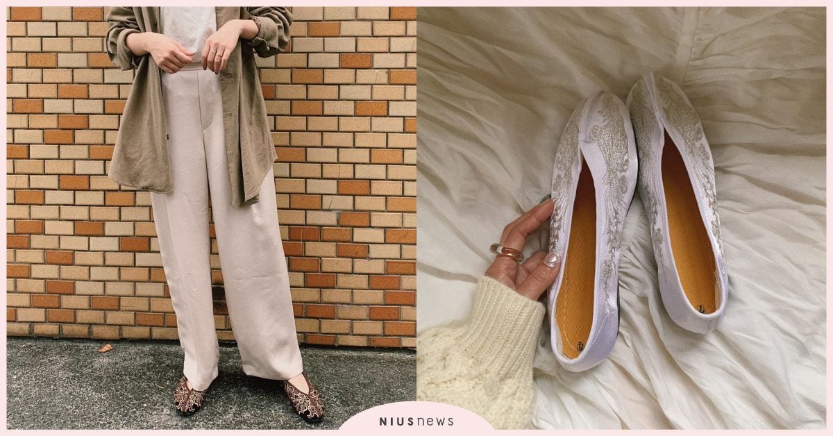 復古繡花鞋紅到日本！細緻龍騰花紋還能訂製，裙裝褲款都超百搭！ 繡花鞋、傳統手藝、日系穿搭