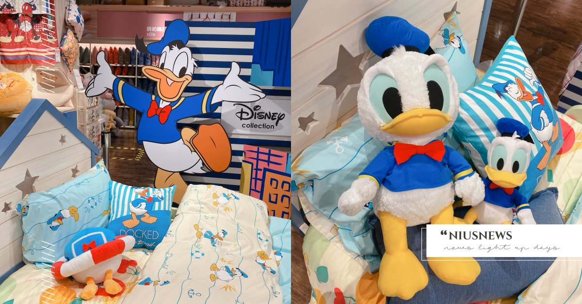 HOLA×唐老鴨聯名「台灣限定」登場！ 迪士尼最萌小鴨變身棉被、抱枕與懶骨頭 HOLA、唐老鴨、Donald Duck、黛西、Daisy、迪士尼、生活雜貨