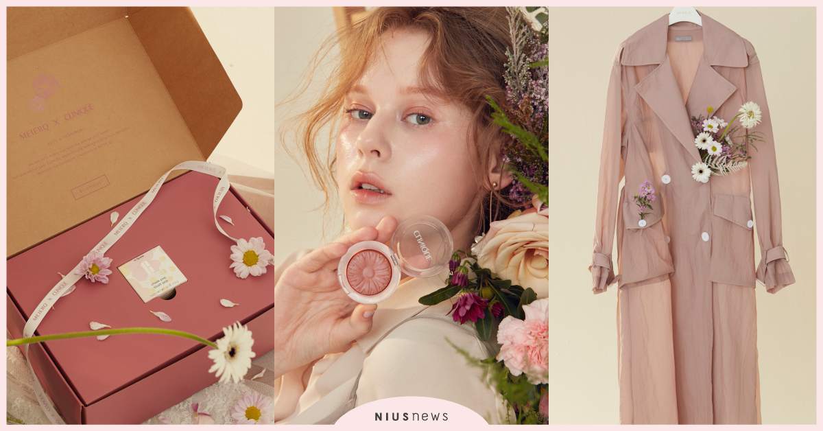 MEIER.Q倩碧聯手推出限量小花禮盒，小花腮紅搭配刺繡小洋裝太美！花農們快採收 倩碧、花農、MEIER.Q、小花禮盒
