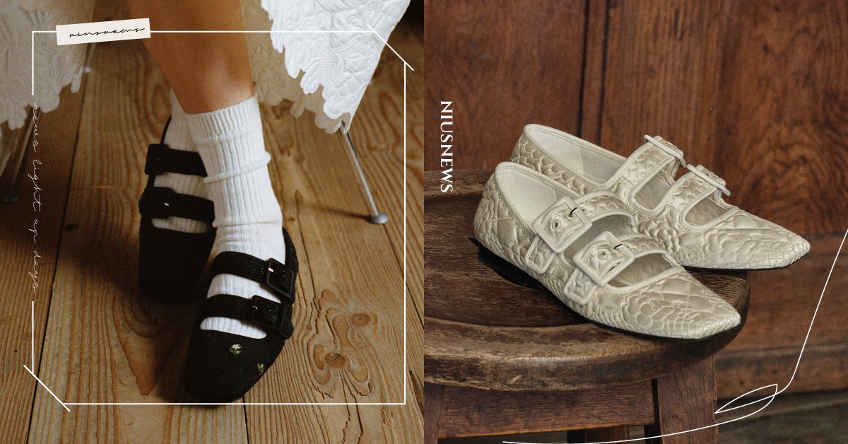 小CK刺繡瑪莉珍鞋款太美！攜手浪漫派北歐品牌Cecilie Bahnsen推聯名 小CK、限定、聯名、瑪莉珍、北歐、Cecilie Bahnsen、穆勒鞋