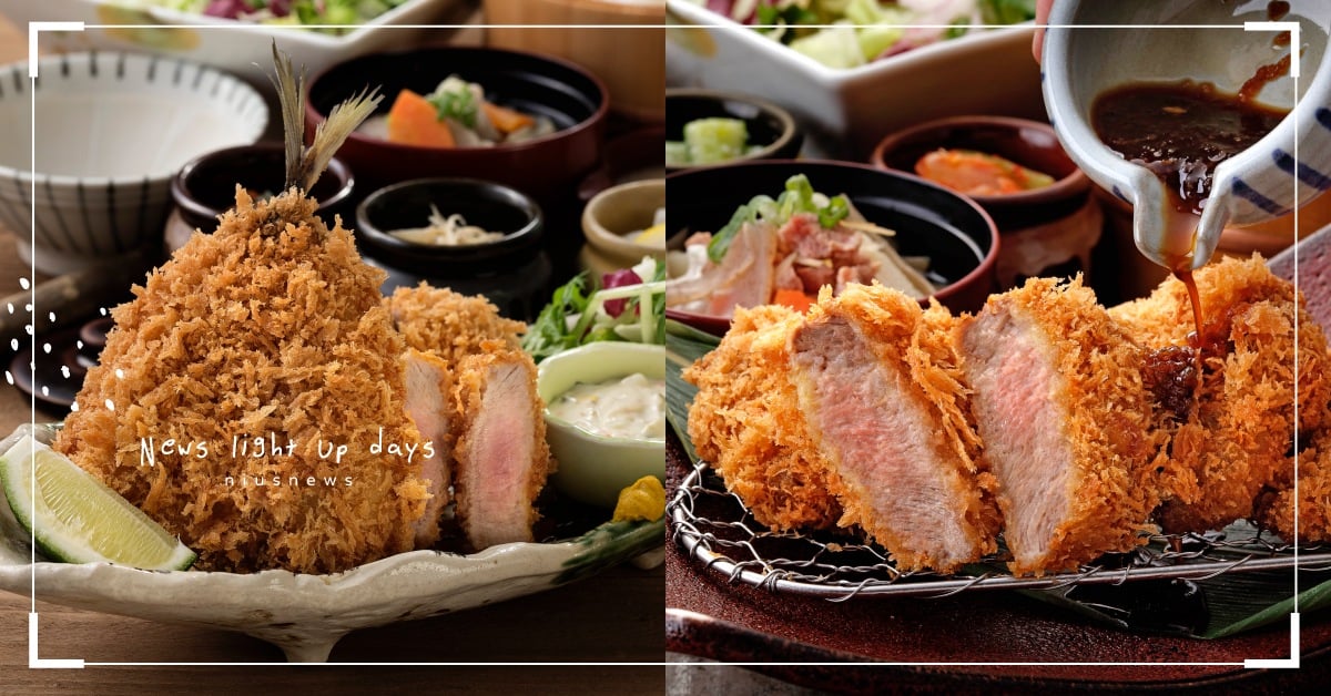 靜岡勝政日式豬排全新「伊比利豬」菜單登場！天母店限定獨賣，開幕再送生啤買一送一！ 靜岡勝政日式豬排、勝勢日式豬排、天母SOGO、伊比利老饕酥炸豬排套餐、竹莢魚腰內豬排套餐、究好豬戰斧豬排、金目鯛廣島牡蠣腰內豬排套餐