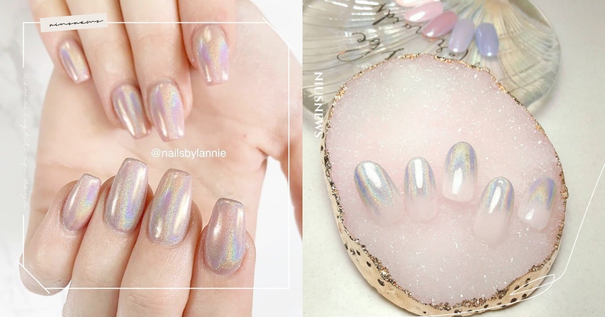 指尖自帶仙氣！2020夏季必跟風「極光美甲」，法式漸層暈染耐看又百搭 OPI、指彩、極光美甲、指甲油