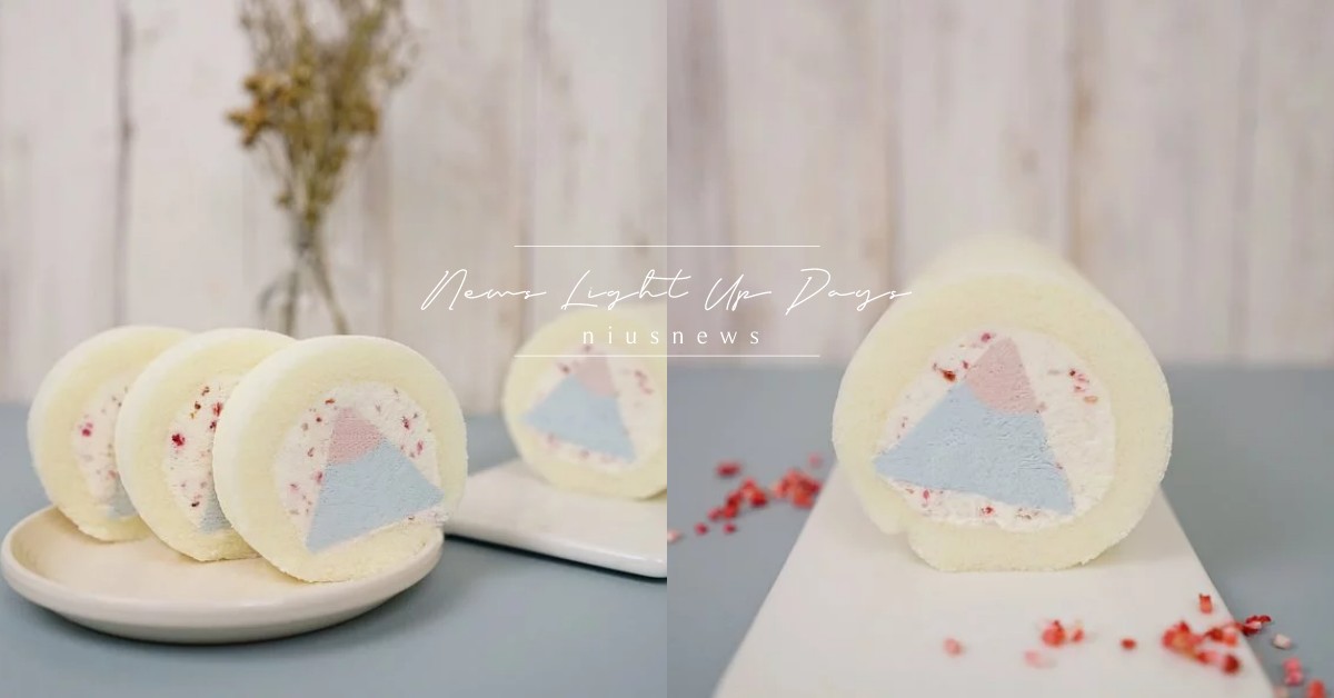 可爾必思口味的「富士山造型生乳捲」！金帛聯名推期間限定「可爾卑思山型捲」 金帛手製、可爾卑思山型捲、搞神馬、金帛手製富士山、生乳捲、金帛手製台中、可爾必思