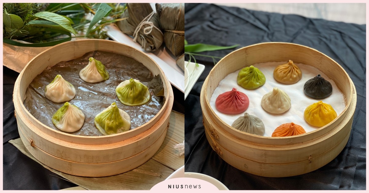 「肉粽小籠包」端午節限定！樂天皇朝八色小籠包台灣獨家推出，只送不賣 樂天皇朝、樂天皇朝菜單2020、樂天皇朝菜單menu、肉粽小籠包、八色小籠包、台灣粽口味小籠包、乾煸欖菜季節鮮筍、烏殼筍燒活菌豬梅花、香辣鮮蝦筊白筍乾鍋、桂花香芋、蛤蠣南瓜排骨湯