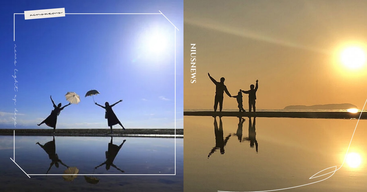 日本隱藏版「天空之鏡」秘境就在香川！落日絕景拍出各式奇蹟美照 日本、香川、天空之鏡、父母ケ浜