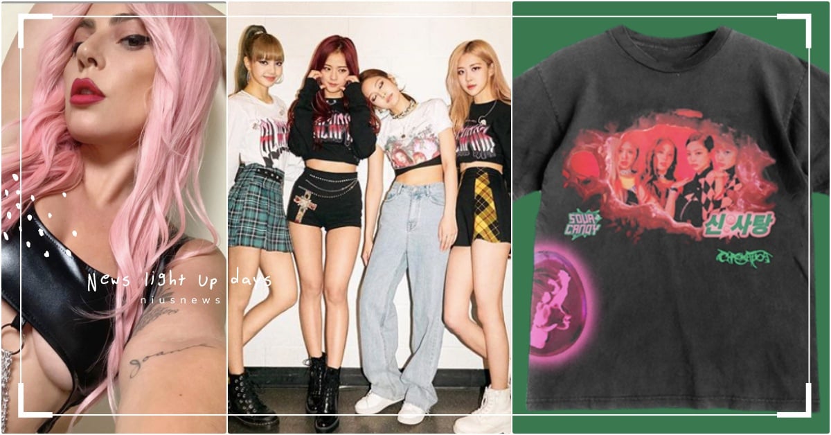 Lisa穿上身！「BLACKPINK×女神卡卡」聯名服飾開賣，粉墨小怪獸口罩必掃 BLACKPINK、女神卡卡、Lady Gaga、BLACKPINK聯名、Lady Gaga聯名、Sour Candy、Sour Candy服飾