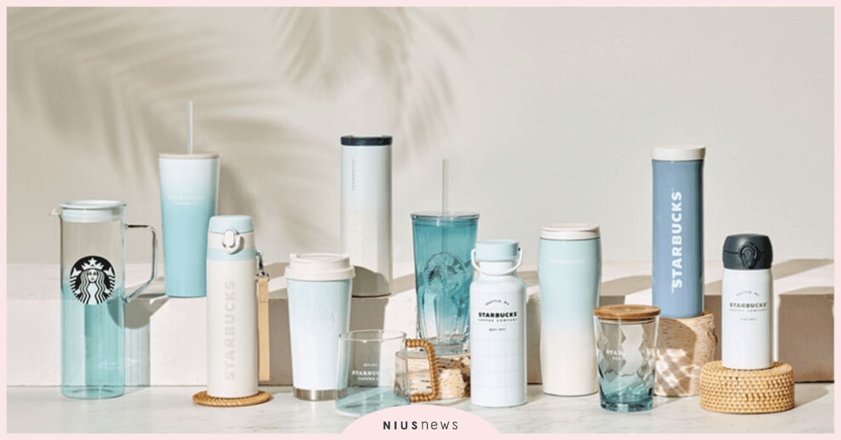 韓國星巴克「植物綠＆天空藍」杯款周邊！「莫希托雞尾酒」夏季新品登場 韓國星巴克、2020韓國星巴克、韓國星巴克夏季、스타벅스、馬克杯、玻璃杯、隨身瓶、冷水瓶、保溫瓶