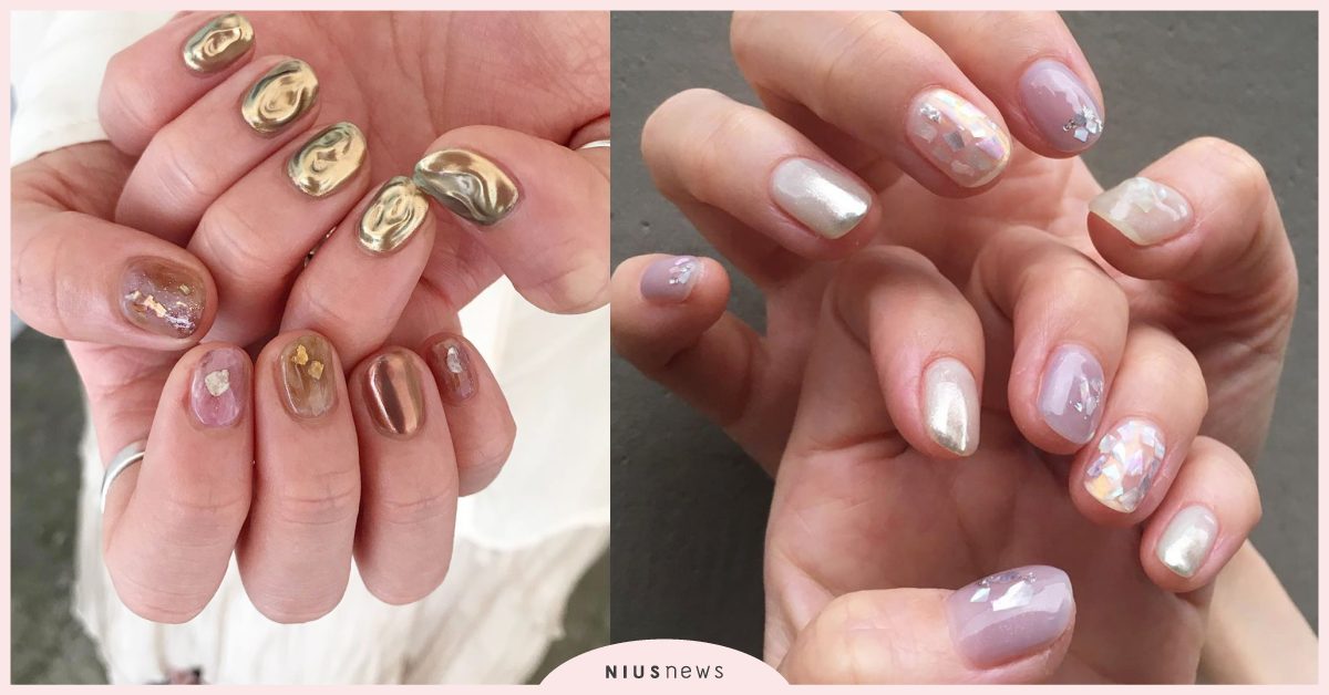 手控注意！4款夏日必備的「日妞光療愛用款」，這個暑假就是要連手指都一起美！ 日系光療、半透明光療、雙手不同款、薰衣草紫、莫蘭迪色、夏季代表色