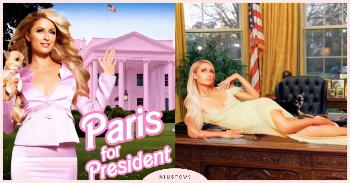 元祖千金芭黎絲回歸！全粉紅IG宣布前進白宮，目標：「讓美國再次辣起來」 Paris Hilton、芭黎絲、希爾頓、白宮、美國總統