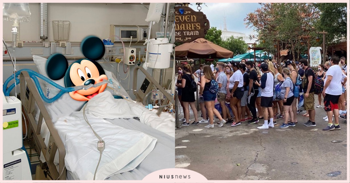 美國新冠肺炎疫情升溫！佛州迪士尼「堅持開園」遊客擠爆，網友狂噴：入園即有免費贈品 美國、新冠肺炎、武漢肺炎、疫情、佛州、迪士尼、開園、社交距離