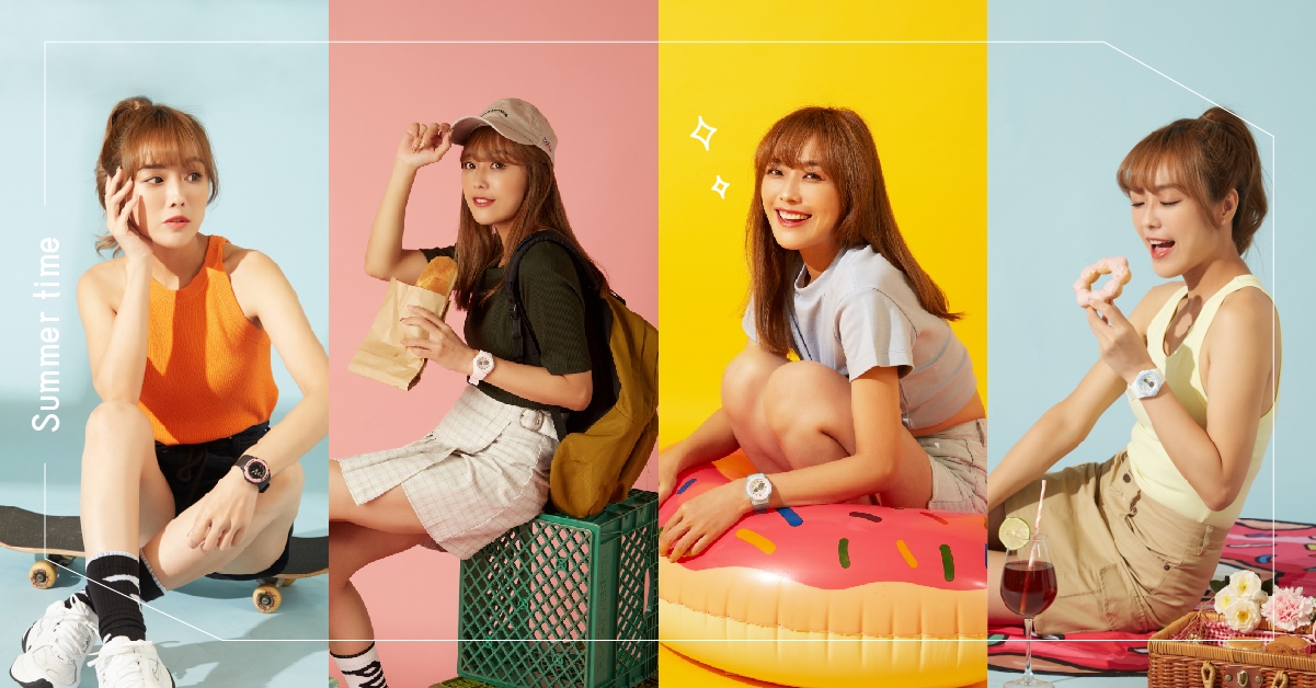 夏日戶外趣：BABY-G讓女孩輕盈亮麗，盡情揮灑妳最Q的水漾青春吧！ CASIO、 BABYG、 BGA270、 summer、 watch